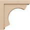 Ekena Millwork 5"W x 20"D x 20"H Thin Emerson Rough Cedar Woodgrain TimberThane Corbel, Primed Tan CORUR05X20X20EMRRCPR - alternate 5